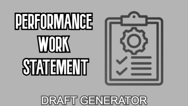 Performance Work Statement