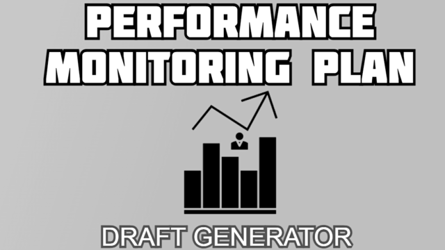 Performance Monitoring Plan